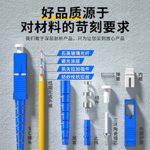 A级单模单芯双芯光纤跳线3米5米10米光跳线 尾纤跳线厂家批发
