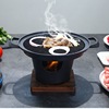 日式烤肉炉一人食碳烤炉迷你烤肉盘韩式单人烧烤炉户外便携式家用|ms