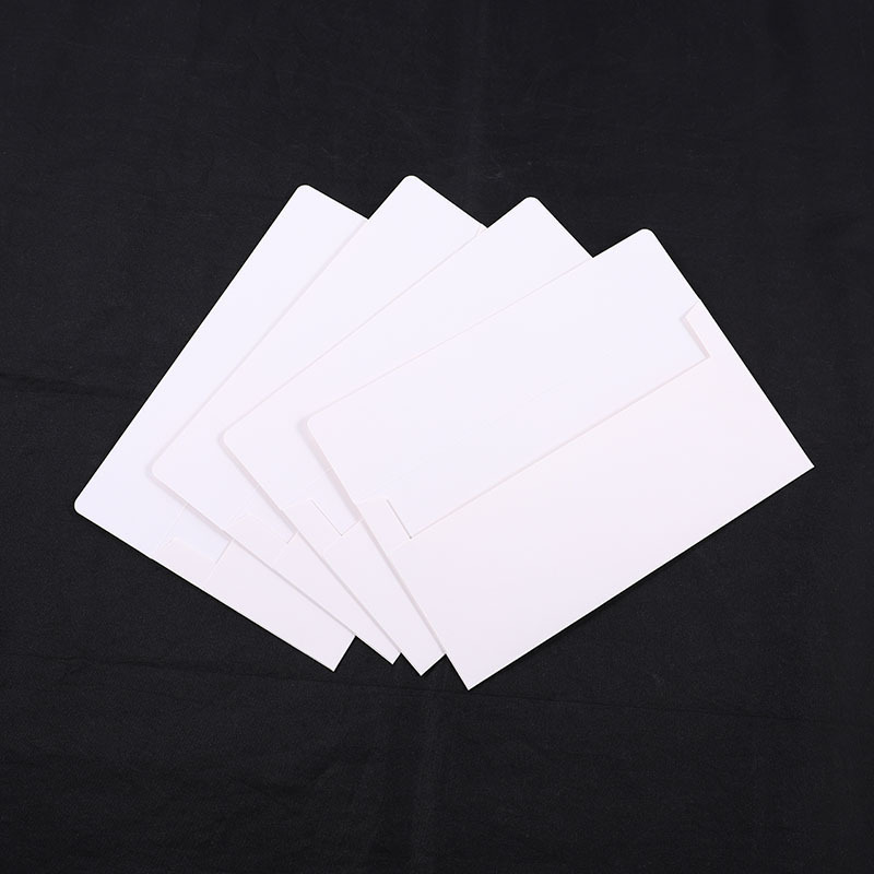 厂家直供简约白卡纸明信片白板纸手绘白色长条卡片批发可批发