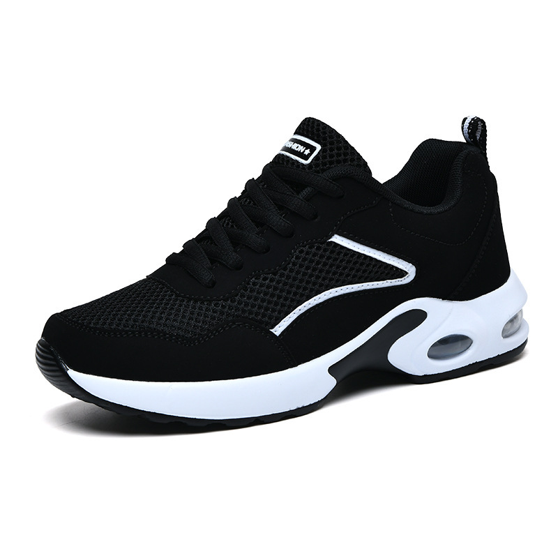 2023 Spring Leisure Women's Shoes Fashion Black Mesh Comfortable Sports Shoes Cross-Border Mesh Casual Women's Sports Shoes