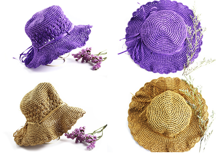 苏州汇彩拉菲草棉线手编钩针diy工艺品包包春夏遮阳帽拉菲草线团