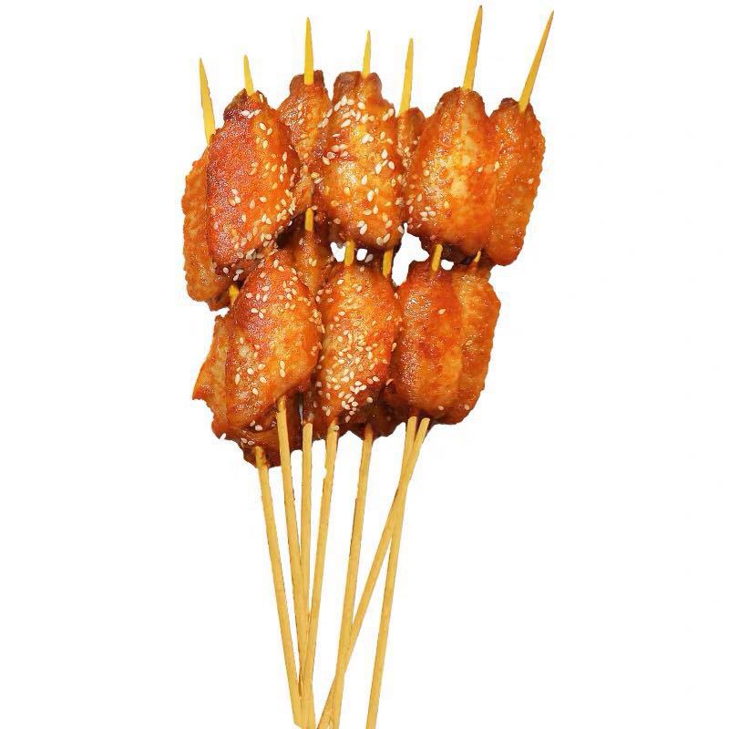 单签翅中串 奥尔良烤翅串已腌制烧烤油炸铁板食材10串/袋