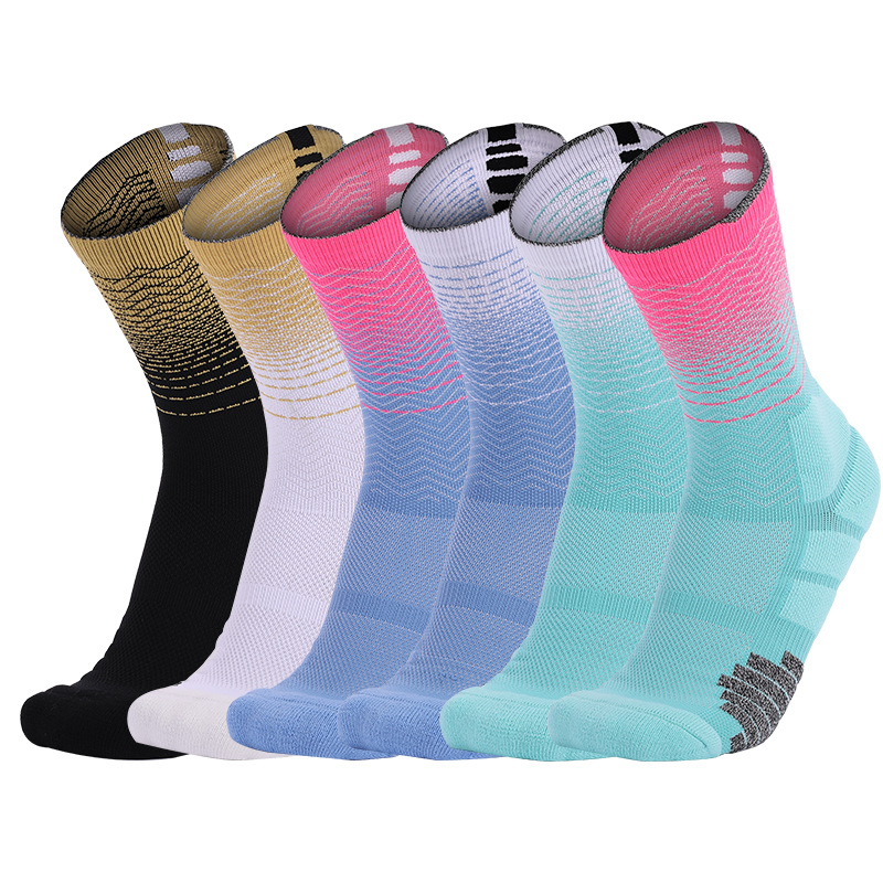 Adult Elite Basketball Socks Thickening Towel Wear-Resistant Athletic Socks Non-Slip Breathable Mid-Calf Socks Combed Cotton Customized Socks