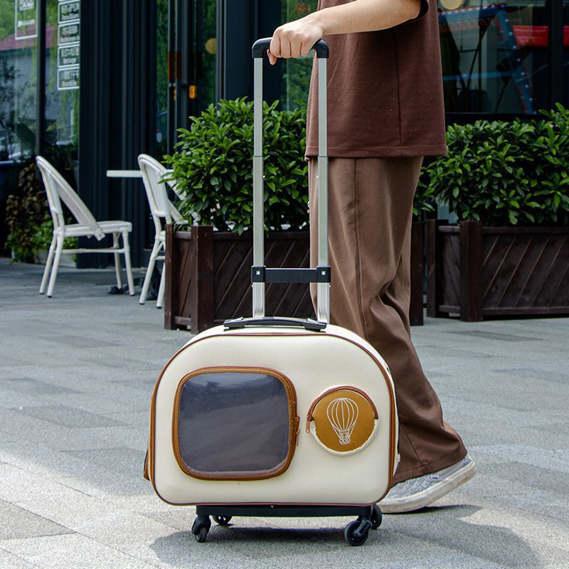 猫包外出便携宠物拉杆箱猫双肩背包狗狗推车旅行太空舱猫咪行李箱