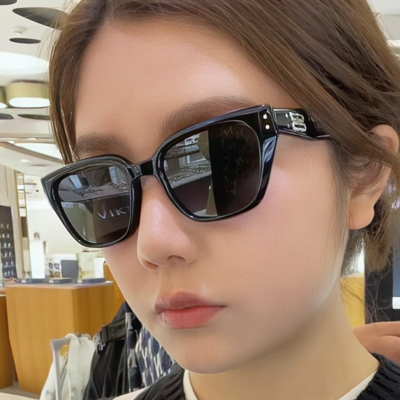 gm新款高级感墨镜nada猫眼欧美防紫外线太阳镜专柜品质眼镜网红