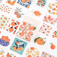 满都是橙子可爱插画水果贴纸手账图案素材成长手册装饰小清新贴画