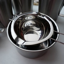 不锈钢加热化蜡锅蜡烛制作工具耐高低温锅隔水化蜡熔蜡直筒锅
