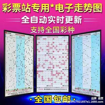 彩票站电子走势图显示屏体彩福彩大乐透排3排5快8双色球电视壁挂