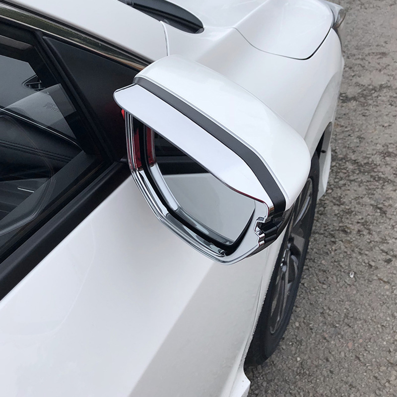 适用本田思域后视镜雨眉 abs电镀 for honda civic 2016