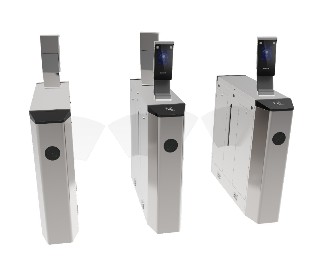 海康威视翼闸八角翼闸ds-k3y302-l/r/m 工厂工地闸机通道门禁人脸