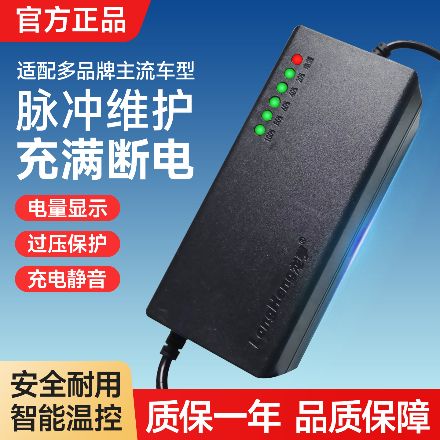 厂家电动车48v32ah58ah自断电铅酸智能电池充电器t型品字头耐用