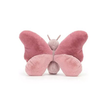 工厂定制原创设计毛绒可爱蝴蝶软玩具毛绒玩具动物毛绒枕头