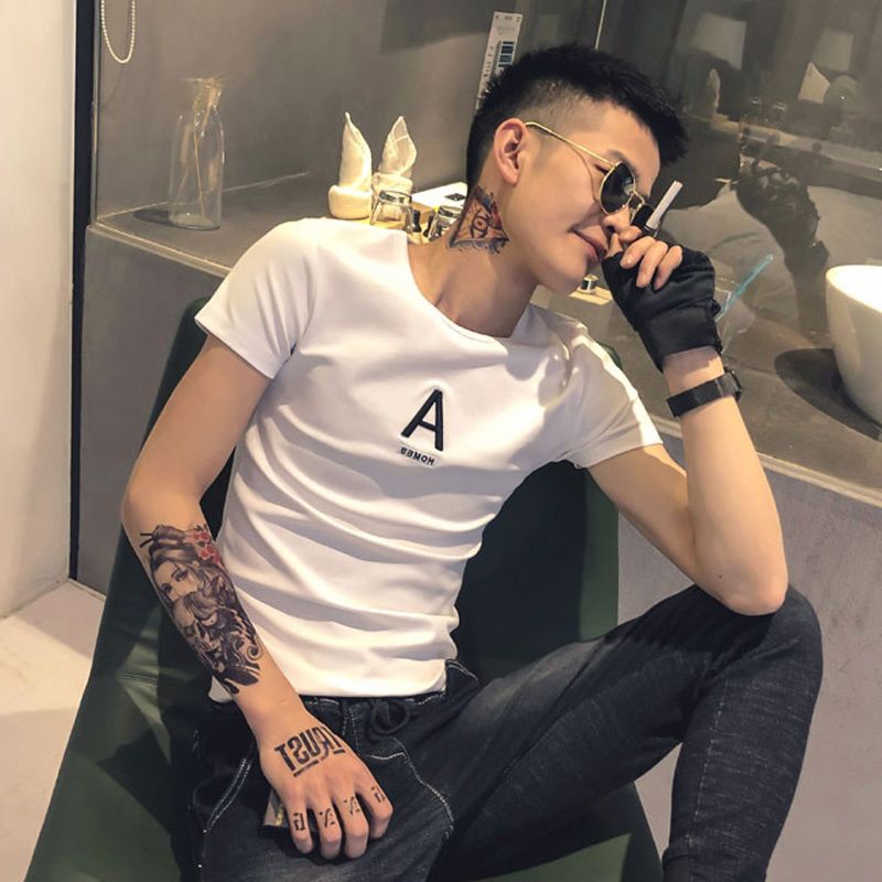 潮牌男短袖社会人