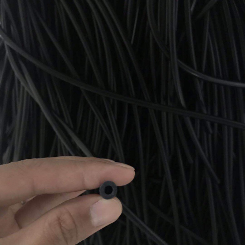 各口径硅胶软管8*6黑色普通硅胶管 耐高温低温橡胶管电线保护套管