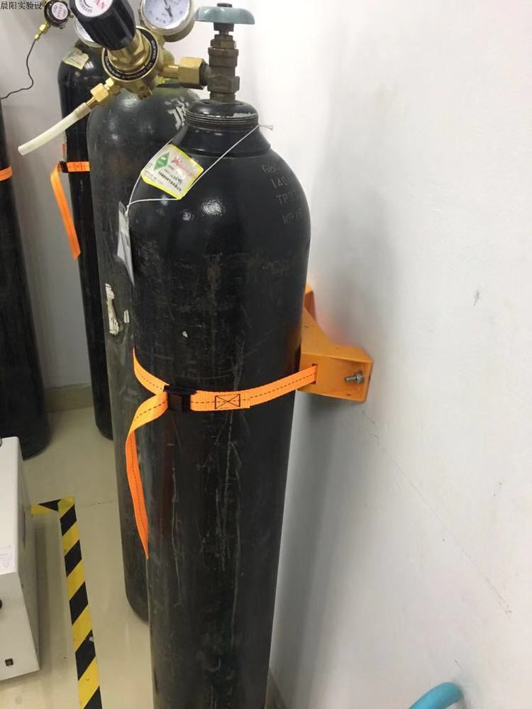 氧气瓶防倒锁链布实验室气瓶固定支架abs塑料钢瓶固定架40l医院用