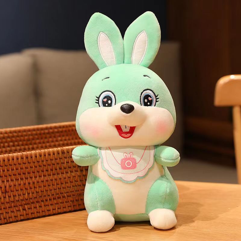 Cute Tooth Rabbit Doll Plush Toy Rabbit Doll Crane Machine Rabbit Home Gift Wholesale