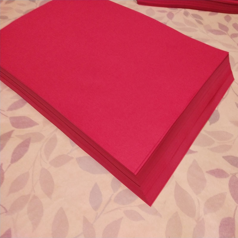 双面大红纸 a4复印打印红纸 折纸艺术剪纸刻画两面红纸100张/包