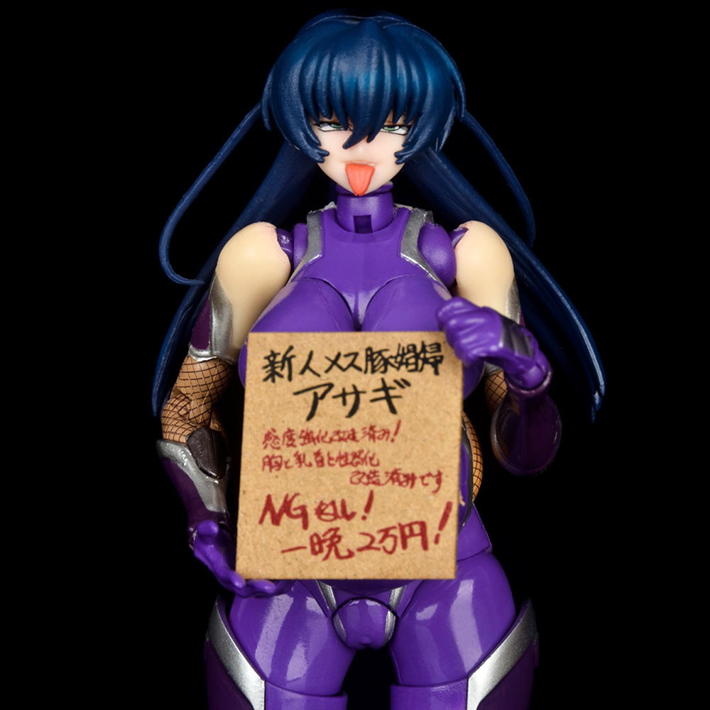 国产n社对魔忍阿莎姬 井河阿沙姬特典关节可动配件可替换手办模型