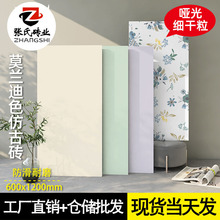 奶油风素色微水泥瓷砖600x1200哑光客厅防滑地砖卫生间浴室墙砖