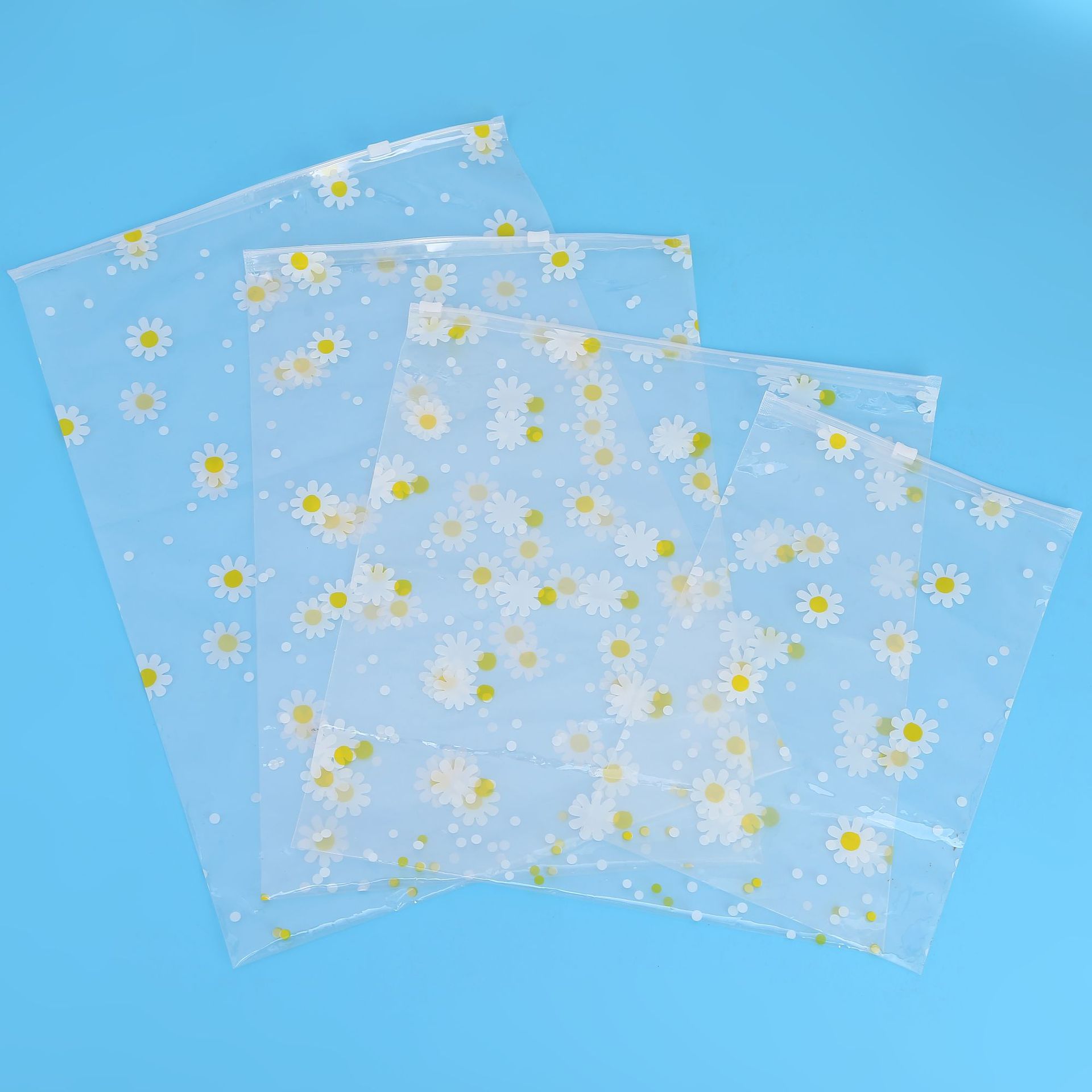 Transparent Zipper Bag Clothing Packaging Bag Pe Valve Bag Plastic Packaging Bag T-shirt Socks Underwear Secret