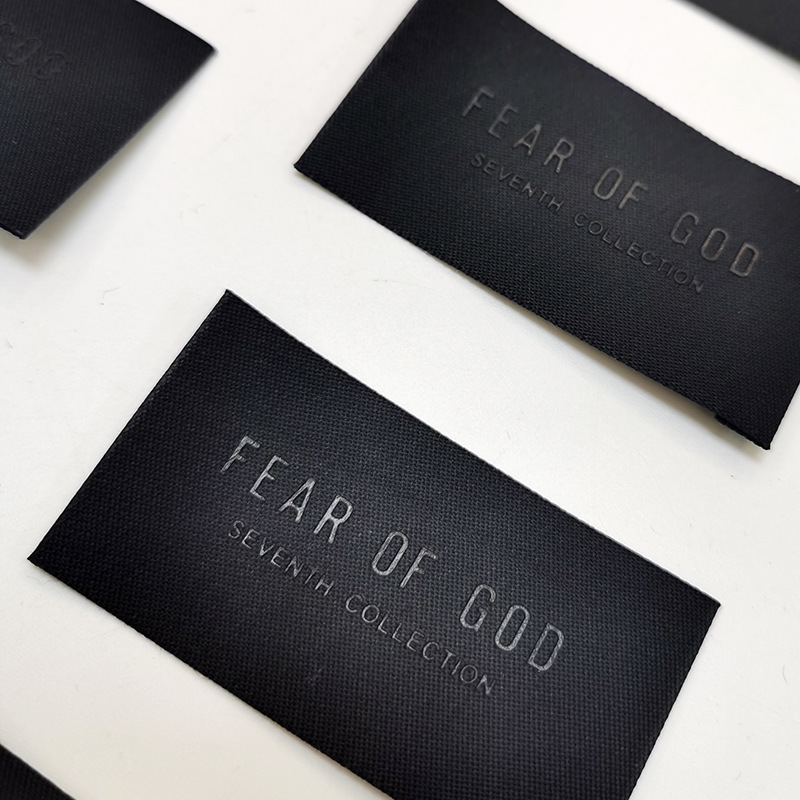 fog fear of god essentials辅料领标标签吊牌服装辅料布标