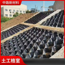 土工格室边坡防护蜂巢格室河道打孔压花排水蜂窝植草土工蜂巢格室