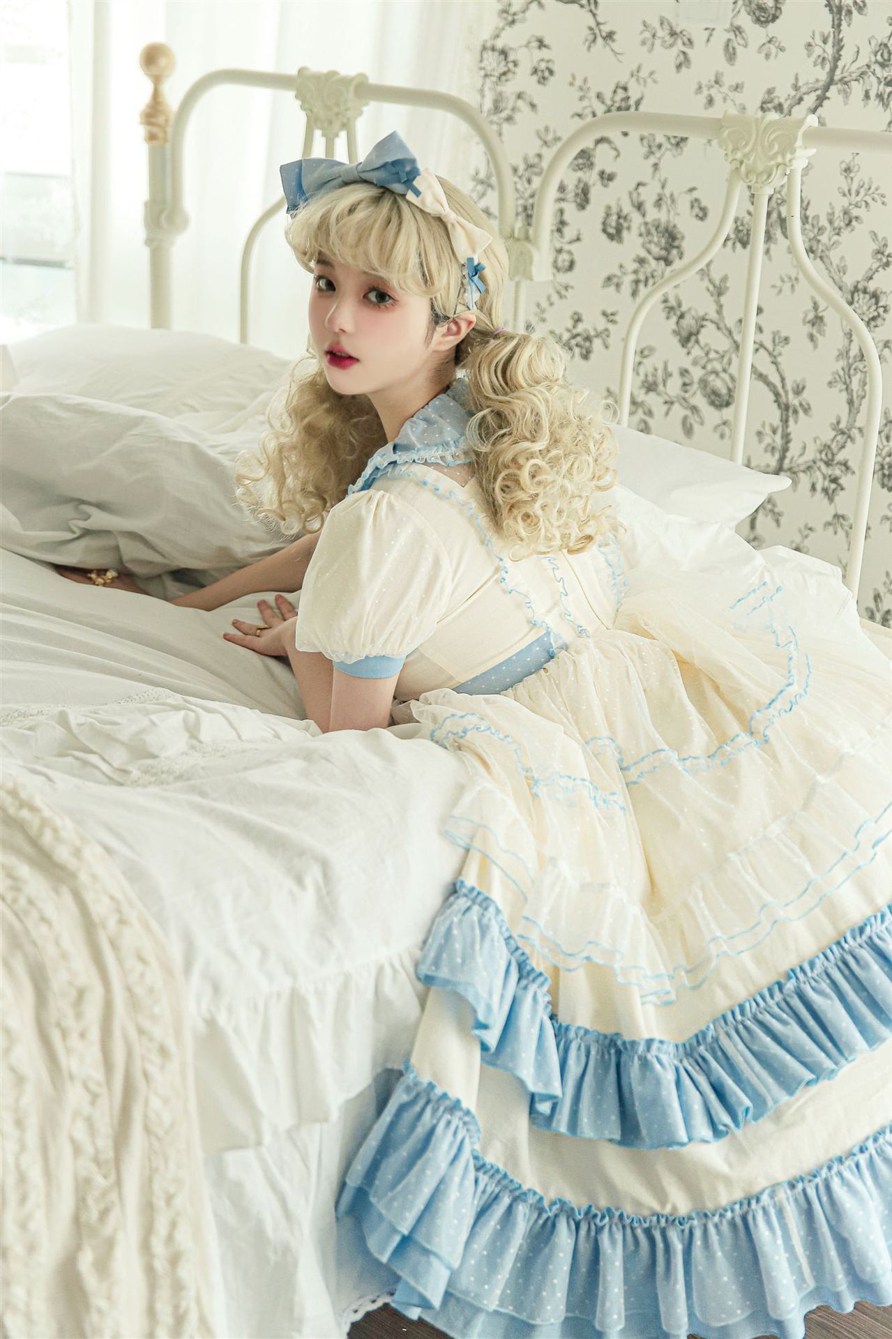 原创洛丽塔玻璃鞋之约op甜美可爱lolita短袖连衣裙lo裙洋装公主裙