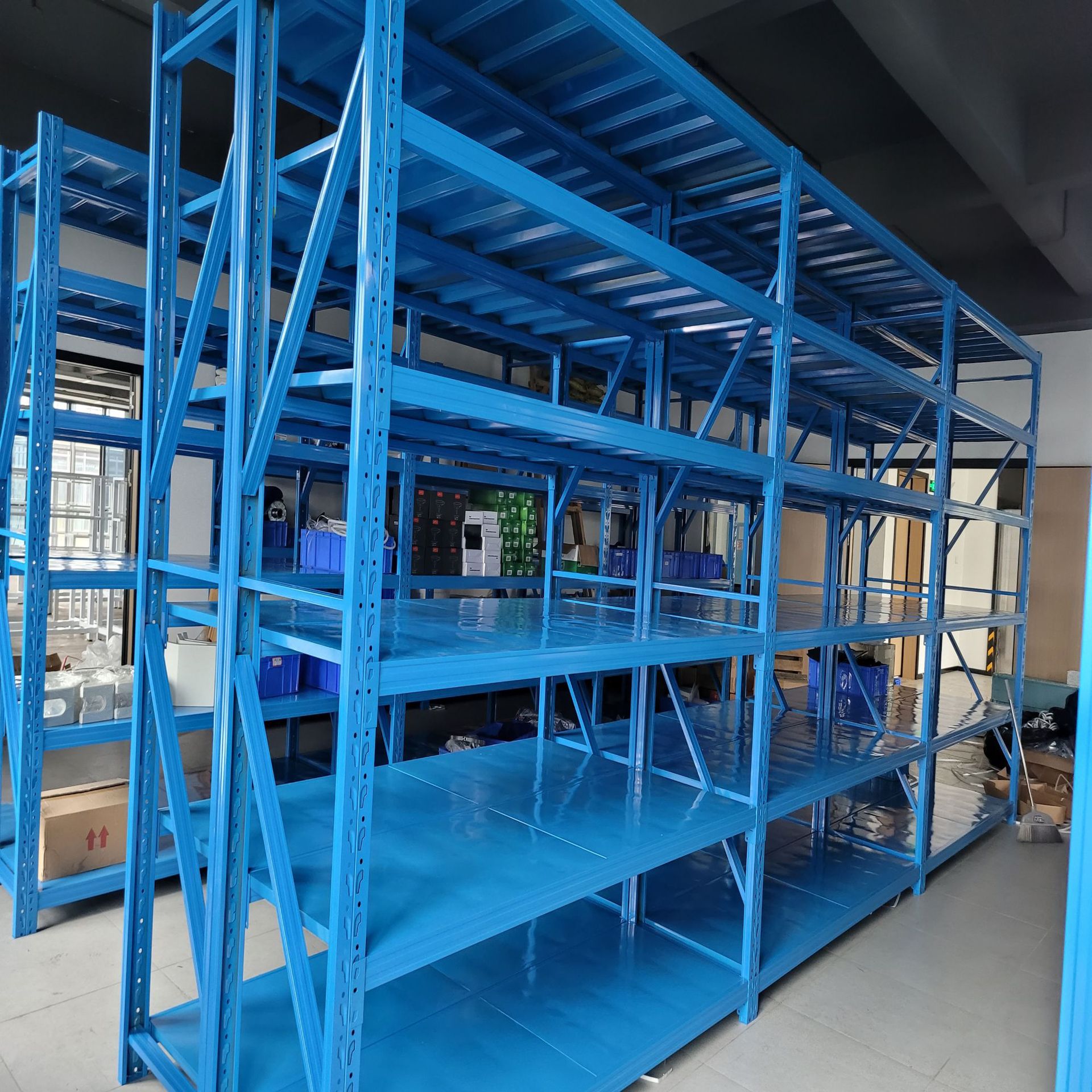 长沙若金仓库拼装多功能加厚配加强筋6层轻型架加高货架可拆卸