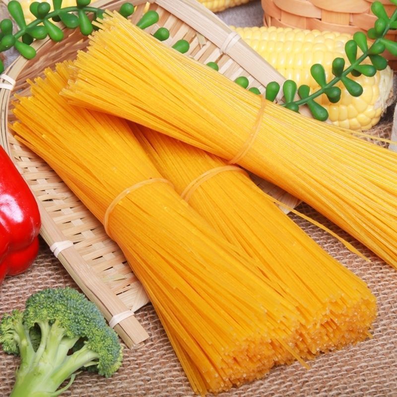东北纯干玉米面条钢丝面碴条粗粮面条麻辣烫黄面条玉米挂面条包邮