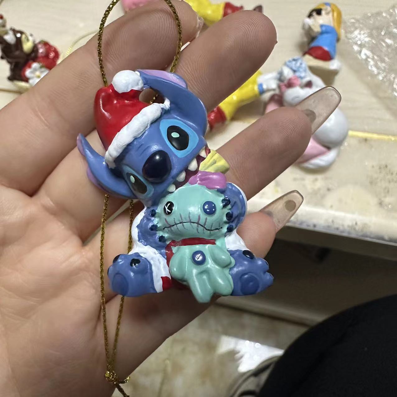 散货 抱阿金史迪仔公仔摆件 史迪仔手机壳材料 diy配件 带钢印