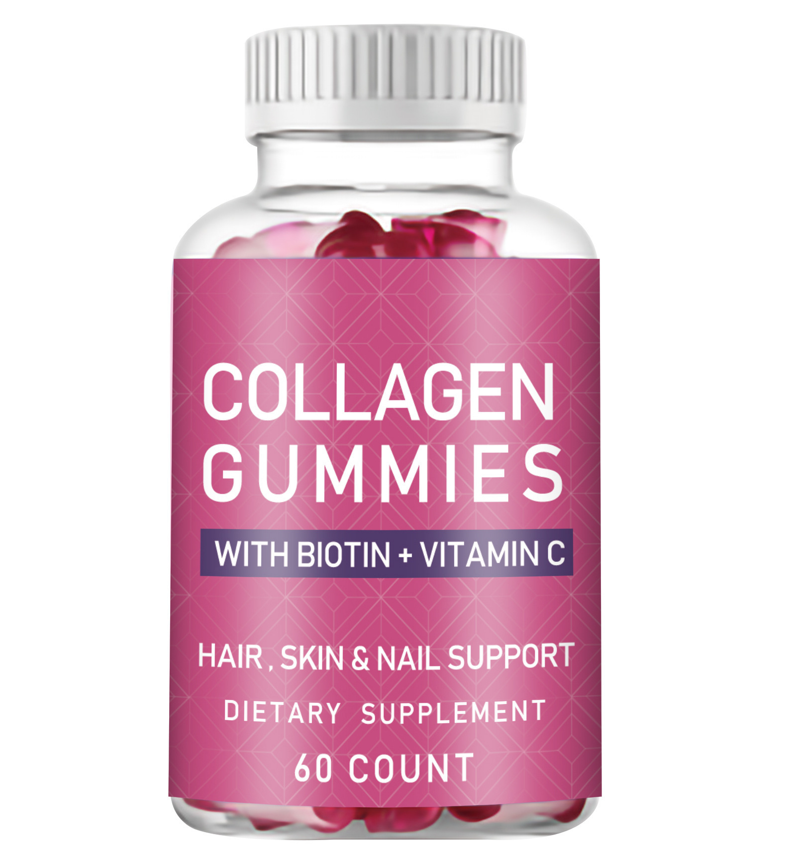 【跨境现货】胶原蛋白小熊软糖collagen gummies多维维生素美白