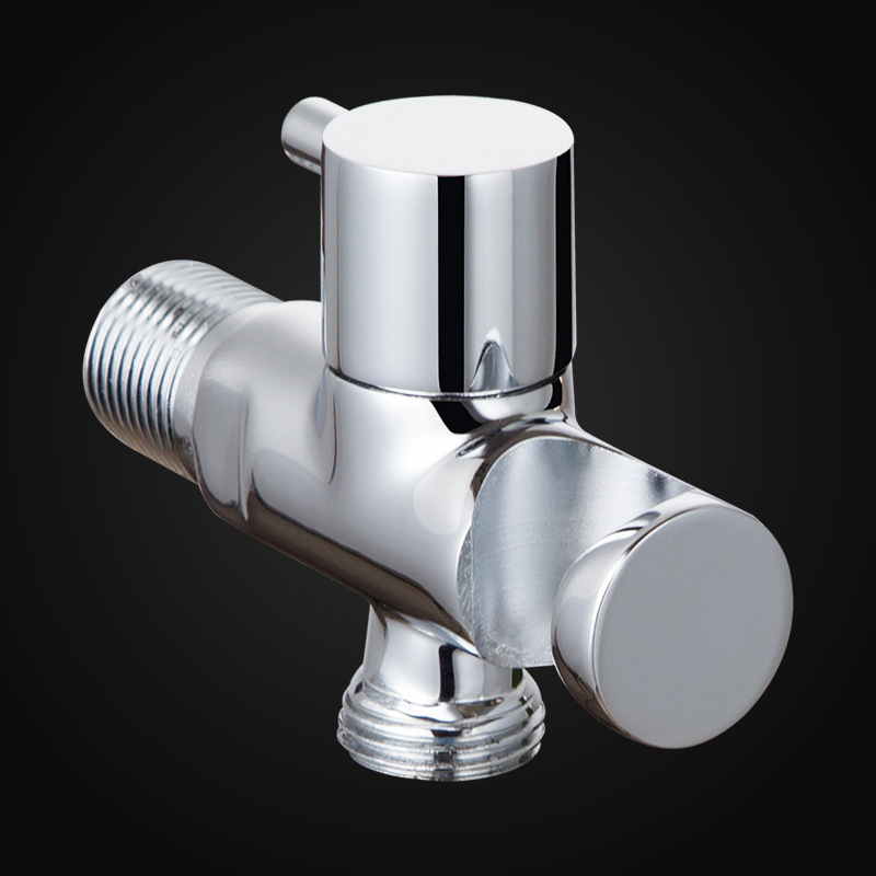 全铜角阀水管开关阀 加厚冷热止水阀淋浴头花洒转接阀带支架角阀