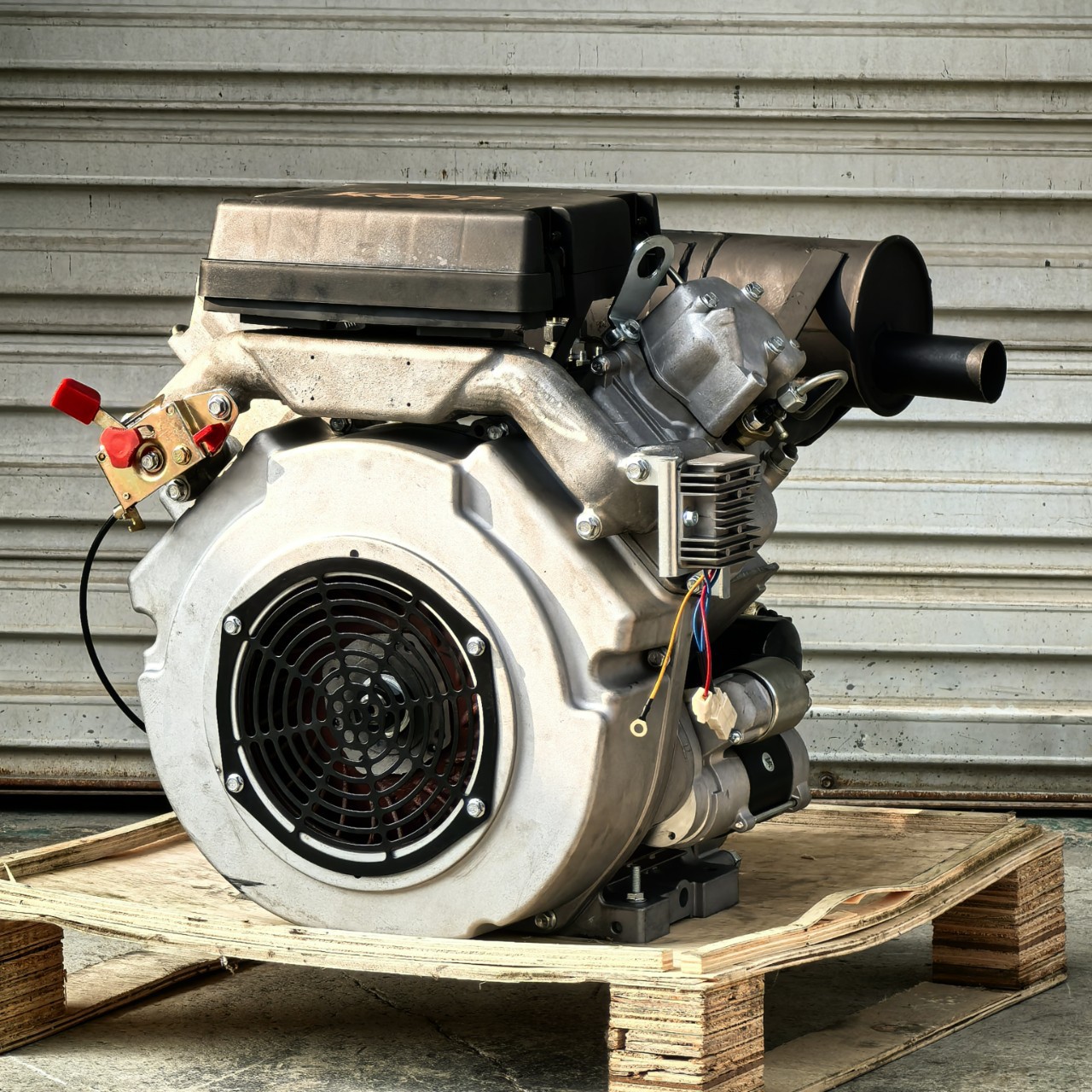 科普koop18马力/20马力双缸风冷柴油发动机14kw2v88-阿里巴巴