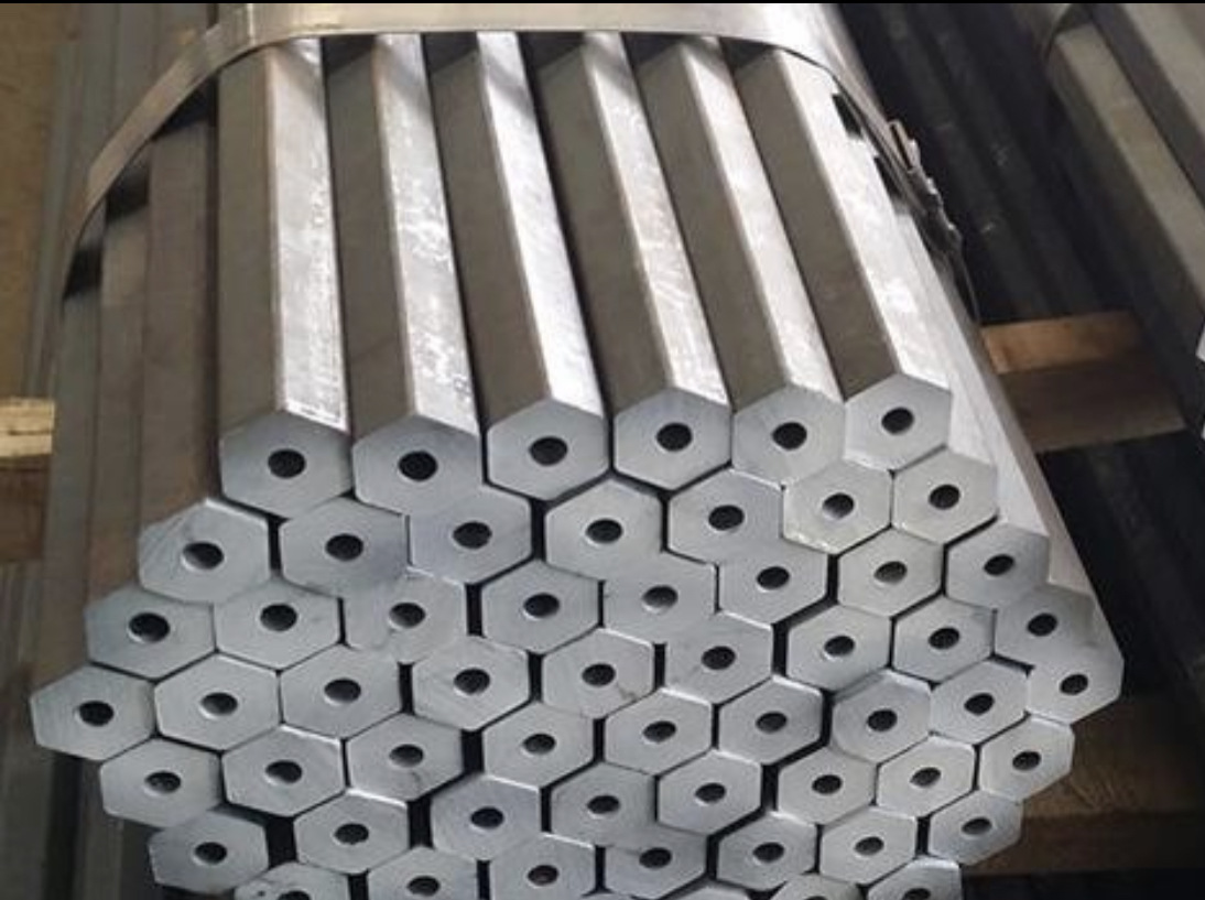 厂家现货冶炼吹氧用六角中空钢b22吹氧用六角中空钢六棱中空钢