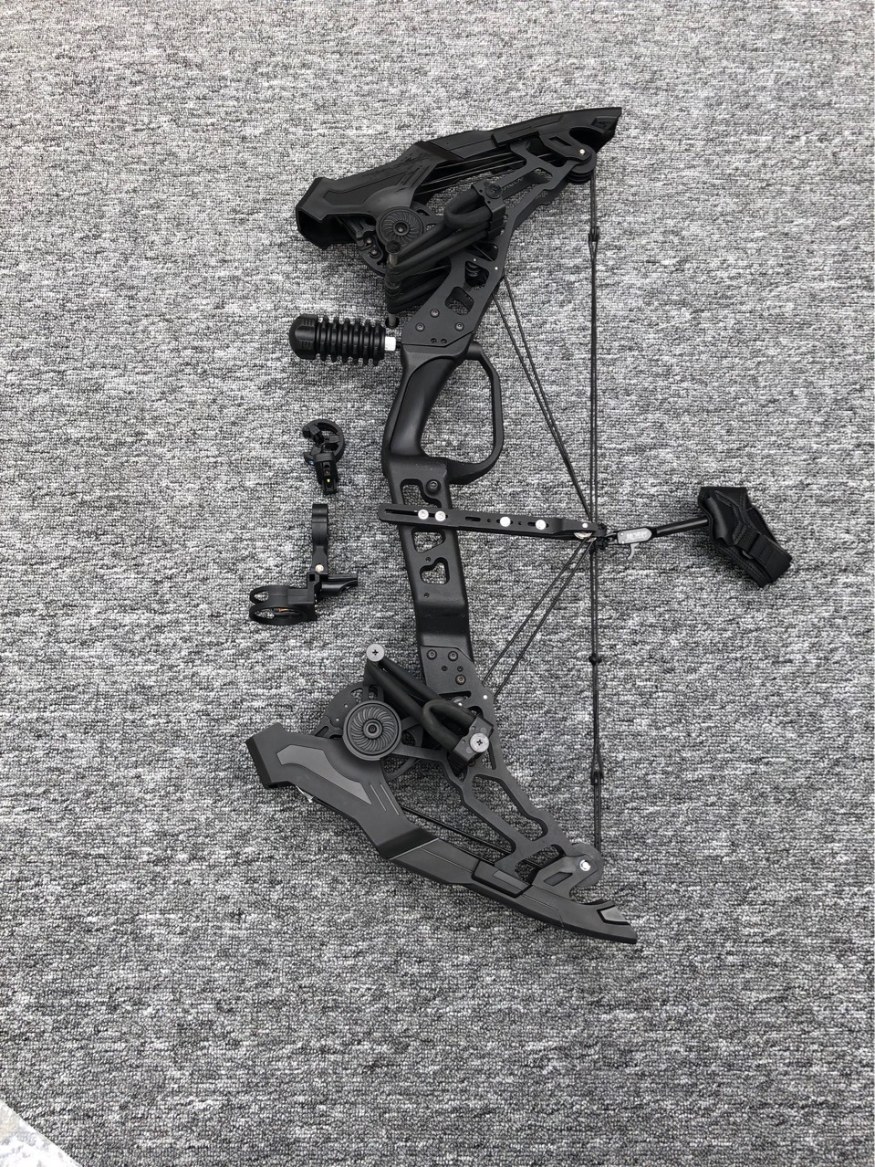 套装掠食者合金版射箭钢珠两用滑轮复合弓猛禽夜刃弓箭两用钢珠弓