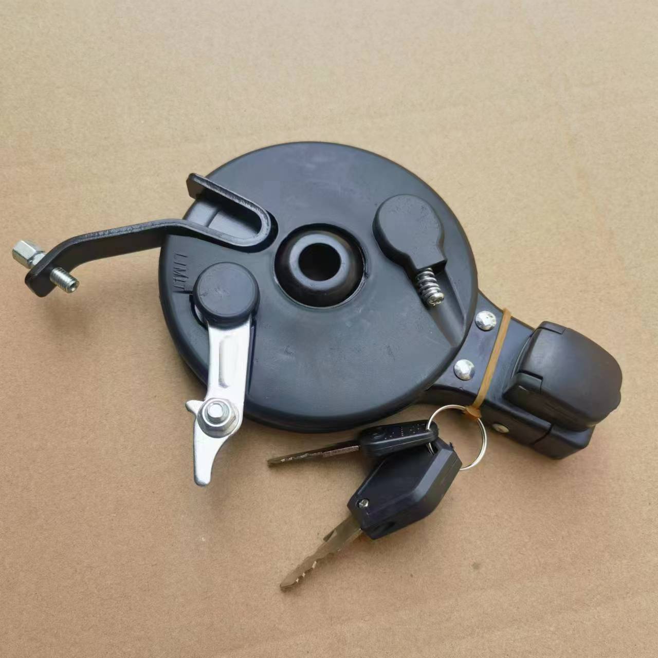 批发电动车车闸制动配件 卡槽款90型号锁闸 爱玛侧开内涨随动刹闸