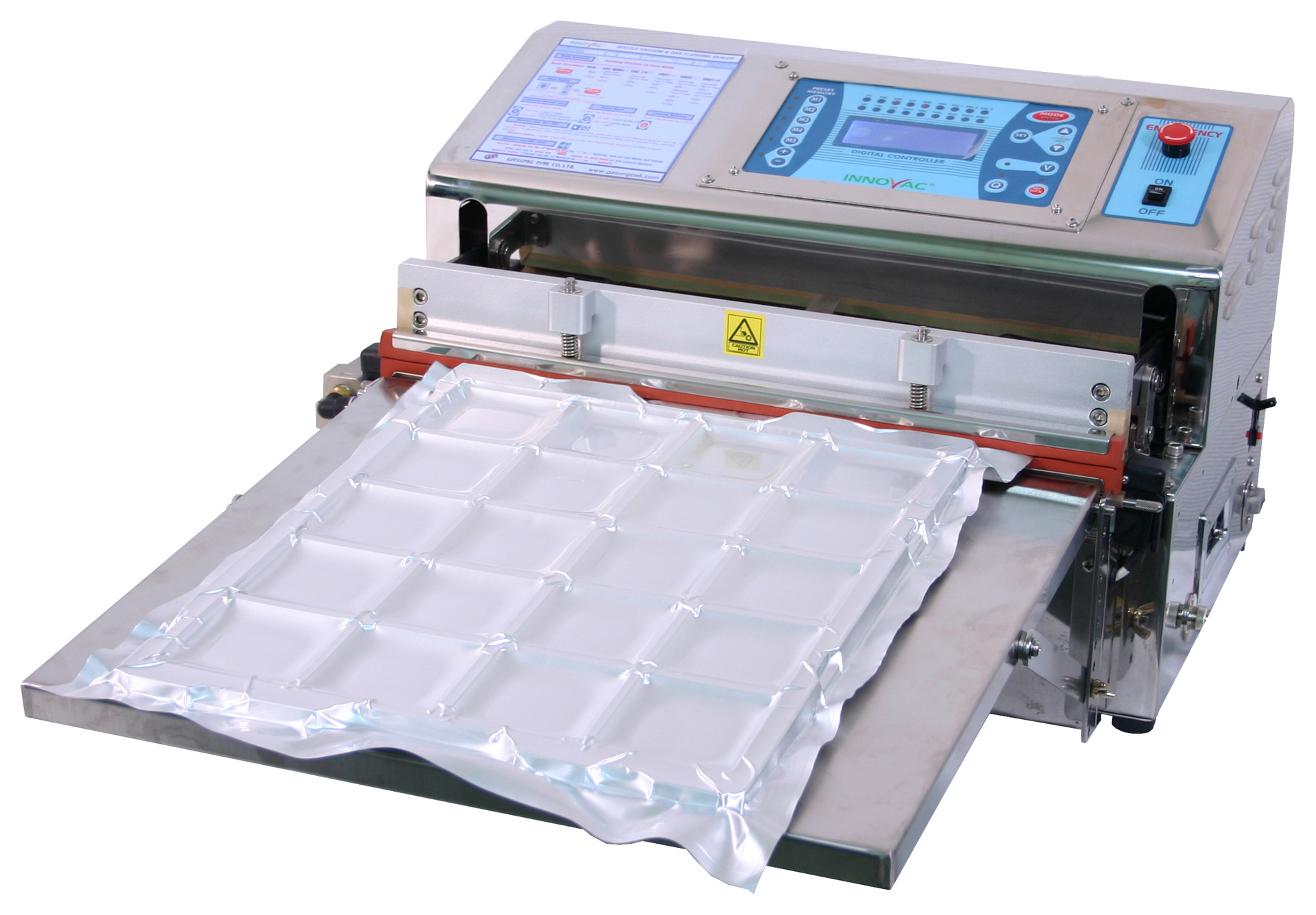 真空充气封口包装机商用全自动真空包装机gasunpak真空包装机gvd