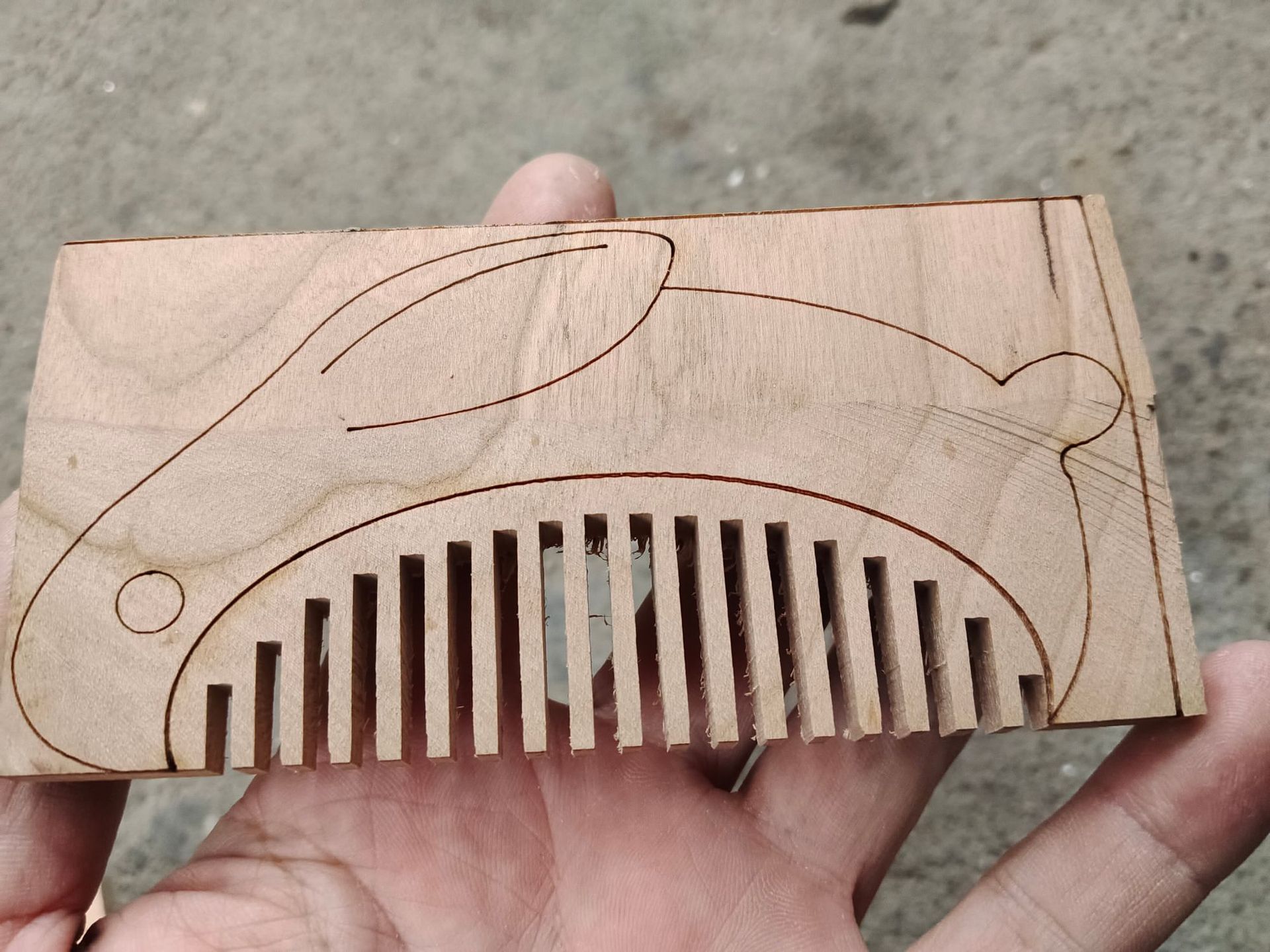 桃木木梳子木料手工diy材料包梳子半成品已雕刻图案已开齿玉