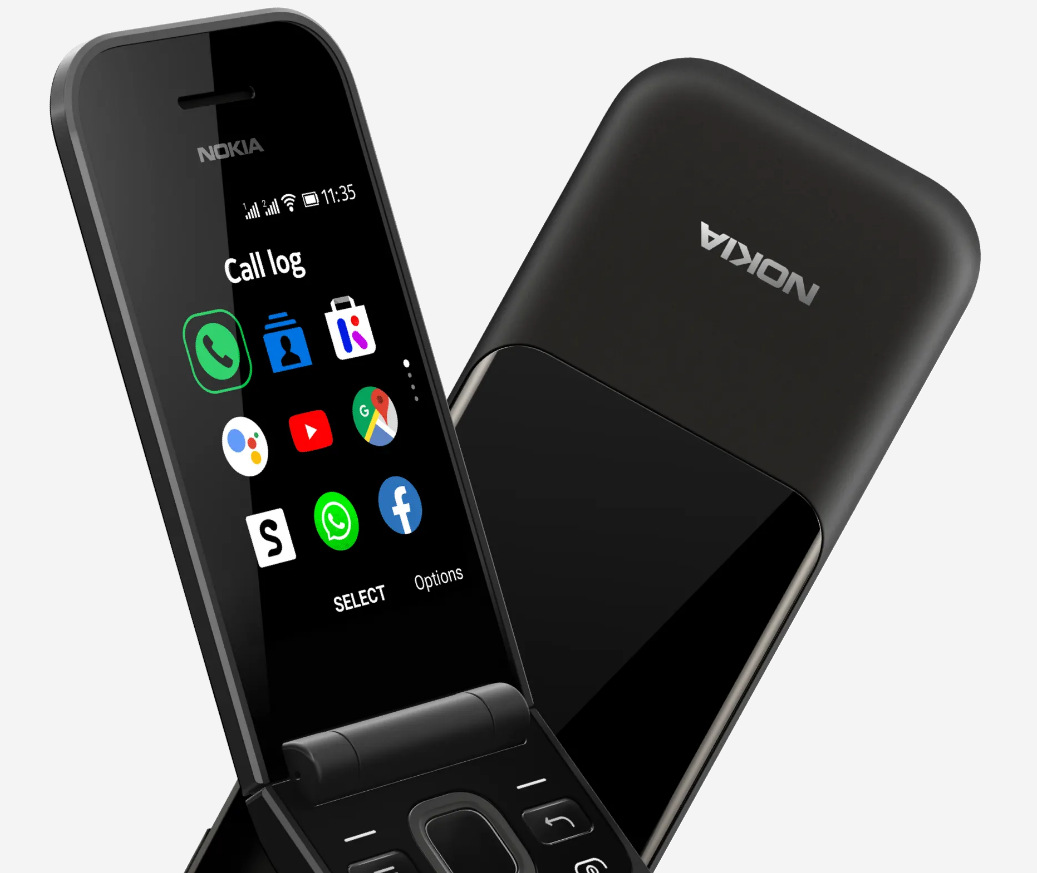 跨境适用于诺基亚 2720 翻盖手机 双屏幕双卡双待功能老人机