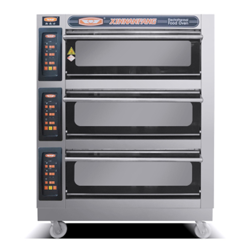 新南方yxd-60ci电脑版三层六盘电烤箱新款商用电热面包烘焙电烤箱