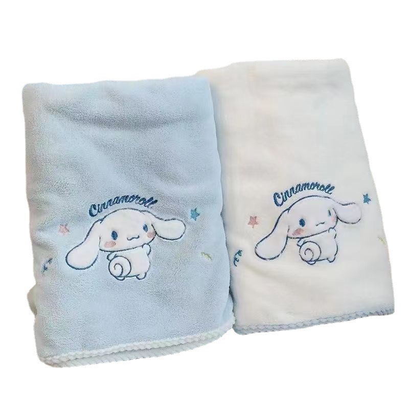 Sanrio Clow M Hair-Drying Cap Female Sanrio Melody Hair-Drying Cap Shower Cap Cute Female Absorbent Quick-Drying Cap