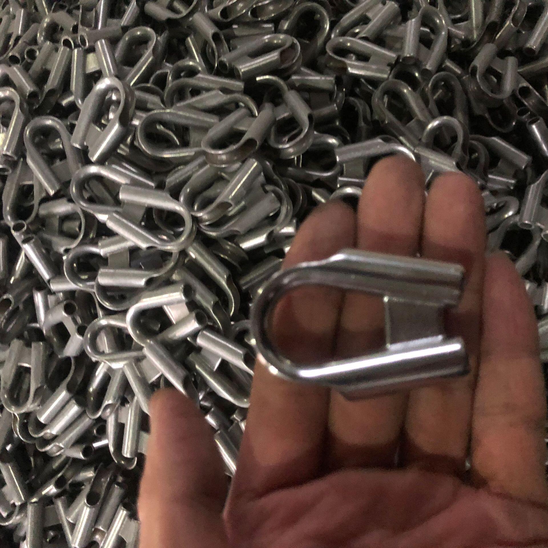 不锈钢管式套环 铸造带档钢丝绳保护套 跨境出口绳索顶针