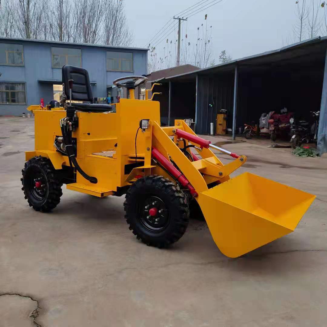 纯电动四轮电动铲车小型装载机农用建筑机械 养殖电动液压小铲车