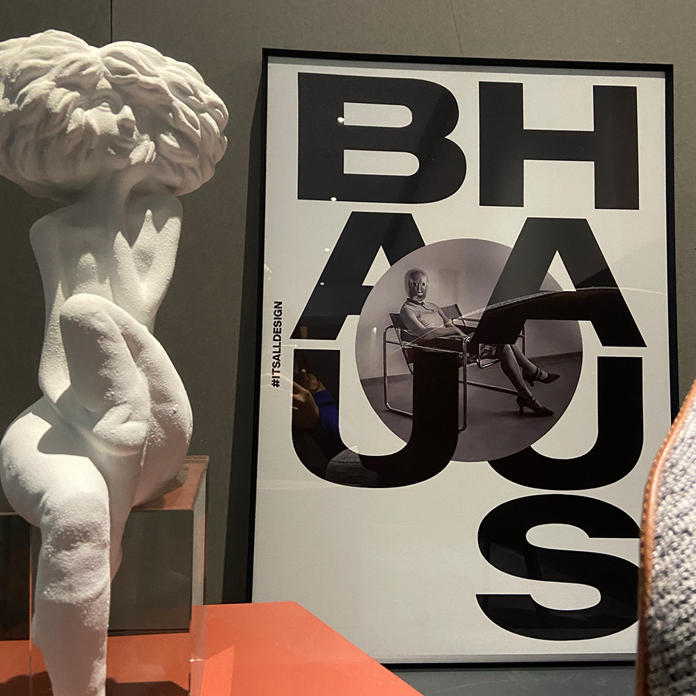 包豪斯bauhaus艺术海报画博主推荐黑白海报英文装饰画文艺挂画