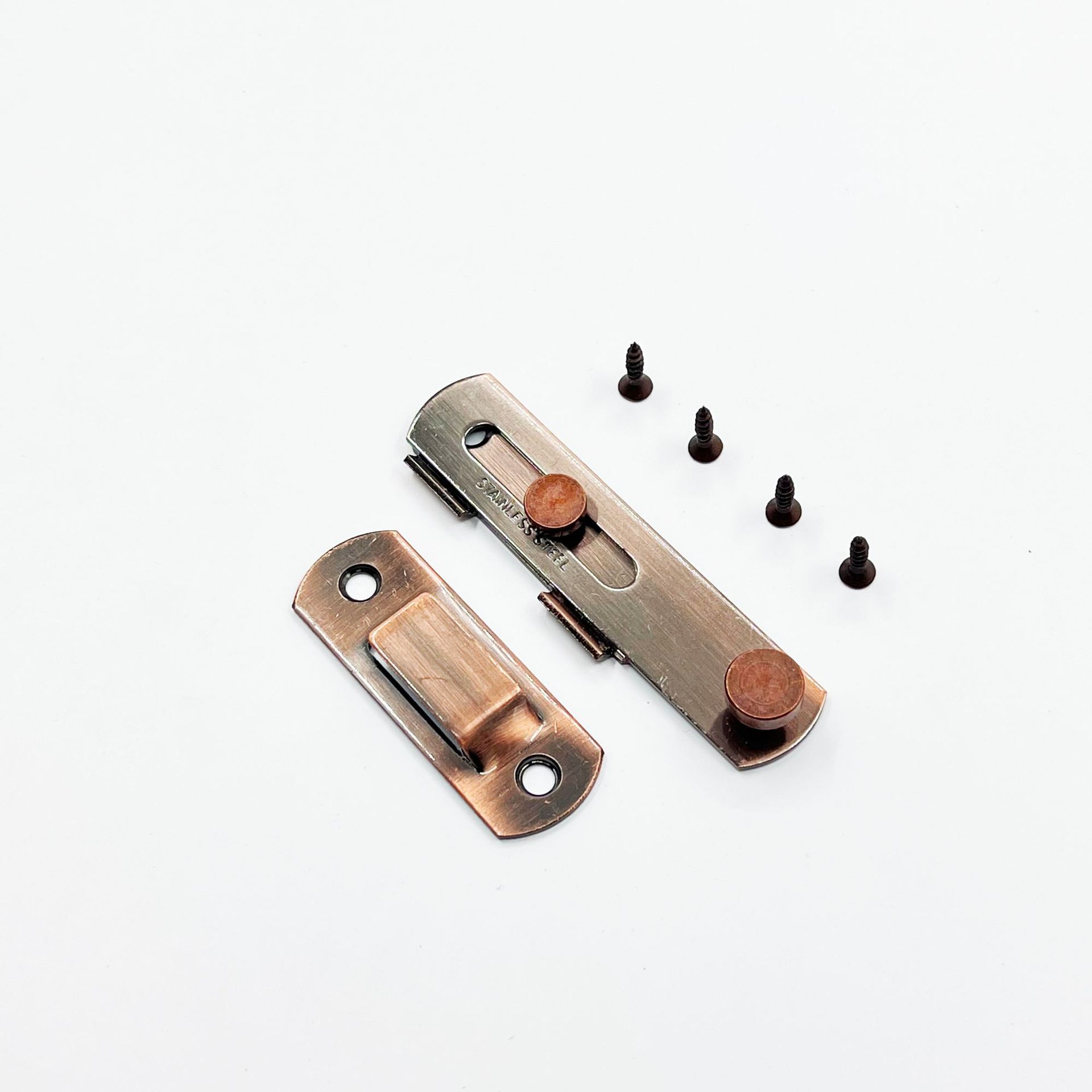 304 201明装不锈钢门搭扣移门插销门栓门锁扣多用型插销门栓门扣