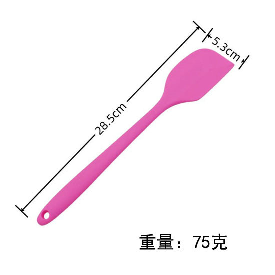 Food Grade Small Size Integrated Color Silicone Scraper Cake Butter Knife Stirring Knife Kitchen Baking Tools