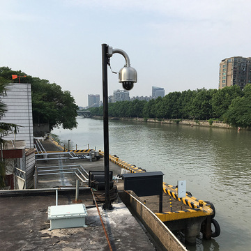 厂家直销监控杆单臂球机悬臂式电子监控立杆家用不锈钢监控设备