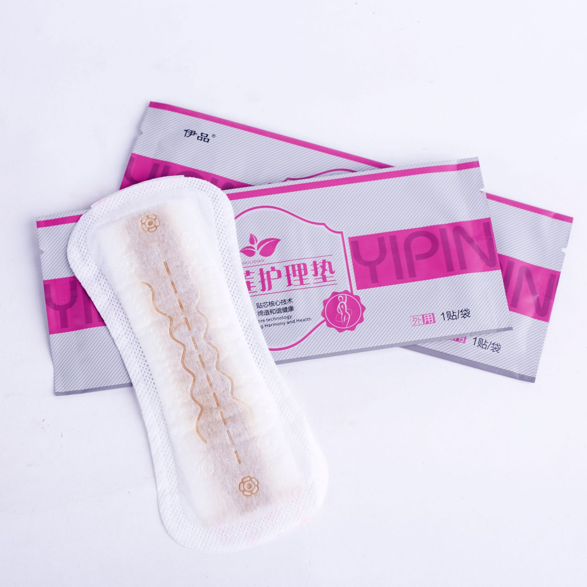女士护垫 雪莲生态保养贴私处护理女士中药护垫湿型雪莲护理垫