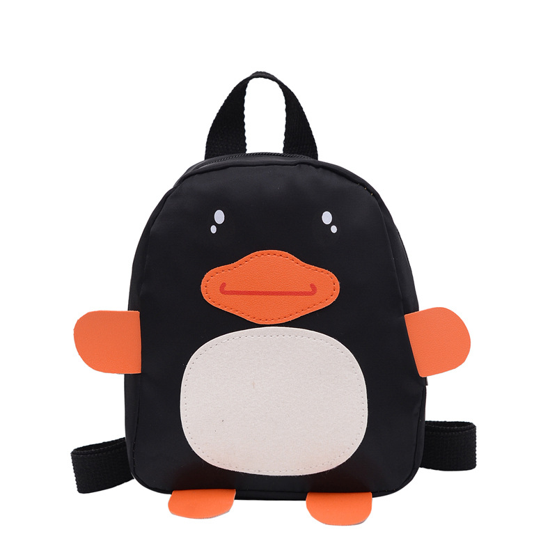 Cartoon Children's Bags 2021 Korean Style New Penguin Backpack Fashion Kindergarten Small School Bags for Babies