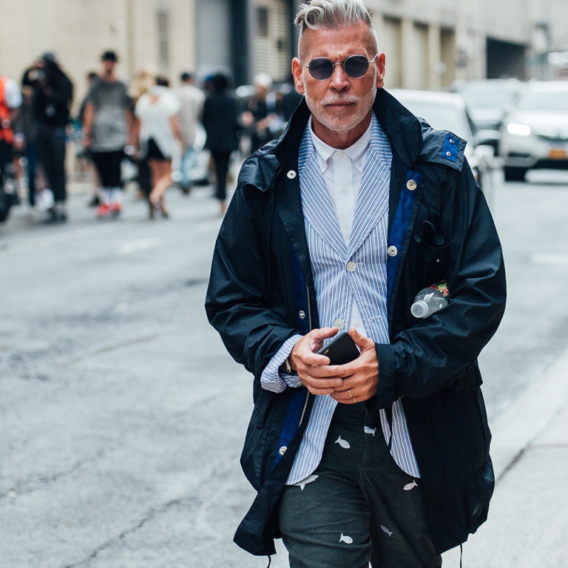 风衣男外套中长款春秋多袋连帽鱼尾parka大衣潮欧美尼克伍斯特薄